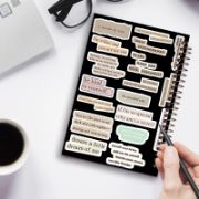 دفتر یادداشت ۱۰۰ برگ مشایخ طرح وینتیج کد VB114