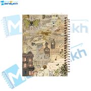 تصویر  دفتر مشق 60 برگ مشایخ طرح  وینتیج کد MN147