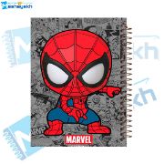 تصویر  دفتر مشق 100 برگ مشایخ طرح مرد عنکبوتی (اسپایدرمن) کد YN181 
