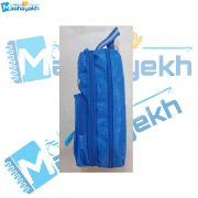 تصویر  جامدادی سه زیپ طرح رئال مادرید مدل کوله پشتی 