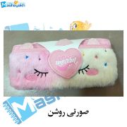 تصویر  جامدادی 2 زیپ طرح یونیکورن ( اسب تک شاخ )