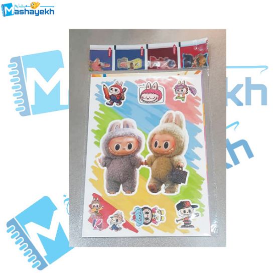 تصویر  استیکر طرح لبوبو کد 4