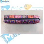 تصویر  جامدادی تک زیپ برزنتی کد 2