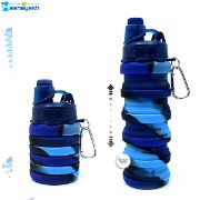 تصویر  قمقمه سیلیکونی مدل تاشو