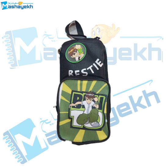 جامدادی سه زیپ طرح بن تن مدل کوله پشتی