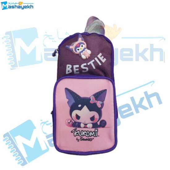 جامدادی سه زیپ طرح کرومی مدل کوله‌پشتی 