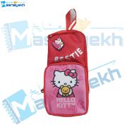 جامدادی سه زیپ طرح کیتی مدل کوله‌پشتی