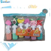 تصویر  ماژیک هایلایت فانتزی طرح میوه بسته 6 عددی 