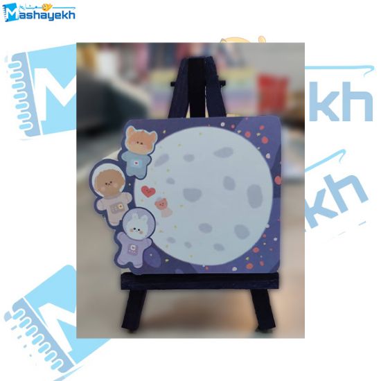 تصویر  نوت بوم سویل طرح حیوانات فضانورد کد 1205 