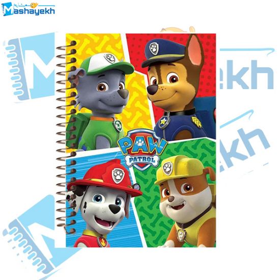 تصویر  دفتر مشق 100 برگ مشایخ مدل گشت پنجولی کد YN246