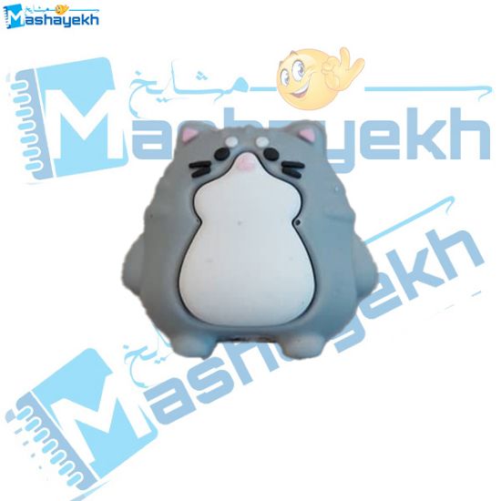 تراش سیلیکونی طرح گربه فانتزی با بدنه نرم و مخزن جمع‌آوری تراشه‌ها