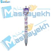 خودکار پاک‌کن‌دار طرح کرومی با بدنه براق و جوهر روان