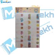 تصویر  برچسب مداد طرح خرس کیوت بسته 23 عددی  