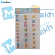 تصویر  برچسب مداد طرح خرس کیوت بسته 23 عددی