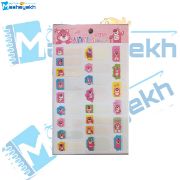 تصویر  برچسب مداد طرح لوتسو بسته 23 عددی