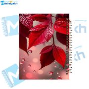 تصویر  دفتر مشق 200 برگ مشایخ طرح برگ های سرخ WN375