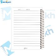 تصویر  دفتر مشق 200 برگ مشایخ طرح برگ های سرخ WN375