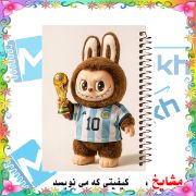 تصویر  دفتر لغت معنی 100 برگ مشایخ طرح لبوبو (LABUBU) کد VL599 