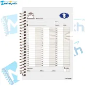تصویر  دفتر ثبت حرکات شطرنج 60 برگ مشایخ کد CHESS01