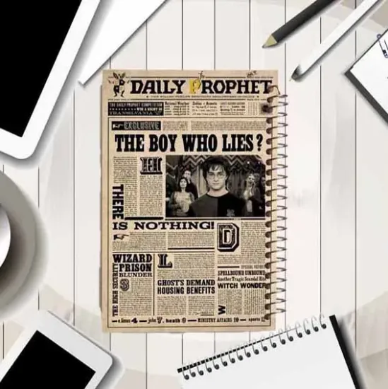 دفتر مشق ۲۰۰ برگ مشایخ طرح هری پاتر کد WN134