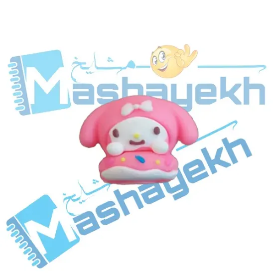 سرمدادی سیلیکونی طرح مای ملودی با رنگ صورتی لطیف و طراحی فانتزی