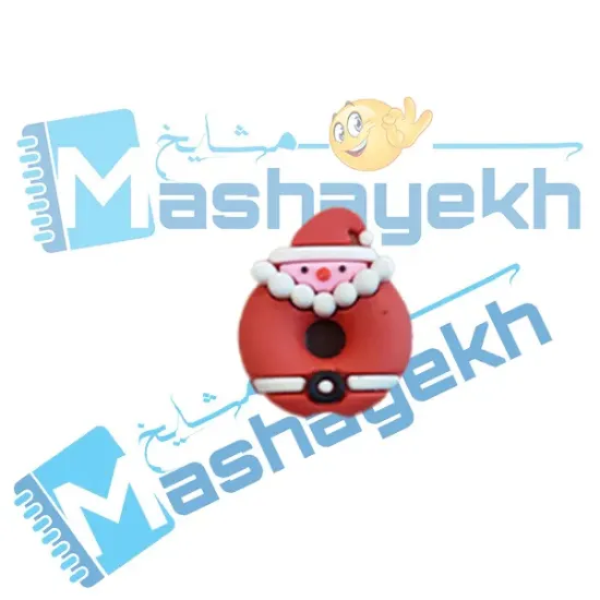 سرمدادی سیلیکونی طرح بابانوئل فانتزی و نرم روی میز تحریر