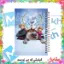 دفتر مشق ۱۰۰ برگ مشایخ طرح السا و آنا (Frozen) با جلد طلقی و تصویر کارتونی فانتزی
