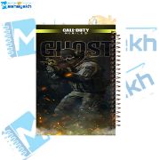 تصویر  دفتر مشق حاشیه رنگی 60 برگ مشایخ طرح بازی کالاف دیوتی (CALL OF DUTY) کد MNR298 