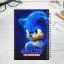 دفتر مشق ۶۰ برگ مشایخ با چاپ رنگی طرح سونیک (SONIC) با جلد طلقی و حاشیه‌های رنگی