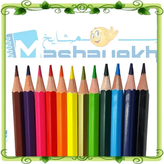 مداد رنگی تک رنگ وک  مناسب نقاشی و طراحی